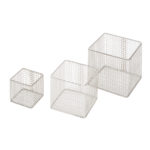 Koszyki ze stali szlachetnej - e-7019 - koszyk-ze-stali-szlachetnej - 10-x-10-x-10-cm