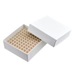 Kriopudełka z wodoodpornego kartonu z wkładem - d-1385 - kriopudelko-kartonowe-100-miejsc-laminowany-wodoodporny-karton