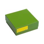 Kolorowe kriopudełka kartonowe na probówki - 2-2697 - kriopudelko-z-pokrywka - 50-mm - zielone