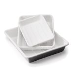 Kuwety z PVC - białe - b-0247 - kuweta-z-pvc - biala - 200-x-150-x-45-mm