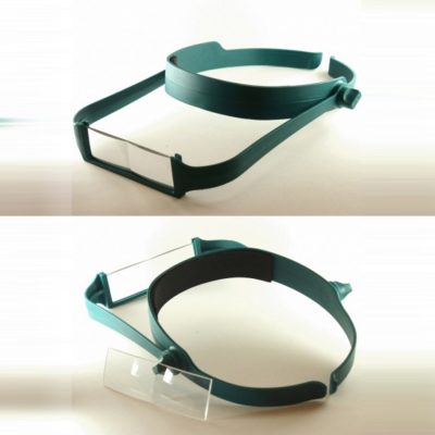 Lupa z opaską na czoło