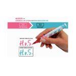 Marker z tuszem wskaźnikowym do kontroli sterylizacji tlenkiem etylenu - l-1022 - marker-z-tuszem-wskaznikowym-do-kontroli-sterylizacji - tlenek-etylenu - rozowy-na-niebieski