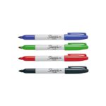 Markery permanentne Sharpie - b-1540 - markery-permanentne-sharpie-ultra-fine - 05-mm - czarny-czerwony-niebieski-zielony - 4-szt