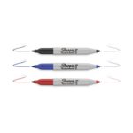 Markery permanentne Sharpie Twin Tip - b-1690 - marker-permanentny-sharpie-twin-tip - 1-mm-i-05-mm - czarny - 1-szt