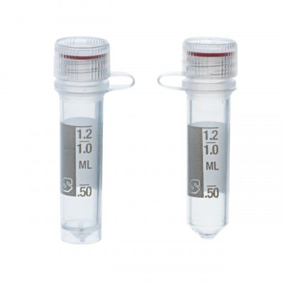 Mikroprobówki o poj. 2,0 ml z nakrętkami i silikonowymi uszczelkami - Brand