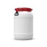 Naczynia z HDPE z szeroką szyją i pokrywką gwintowaną - o poj. 3,6 l - 68,5 l - b-0234 - naczynie-z-hdpe-z-szeroka-szyja-i-pokrywka-gwintowana - 685-l - 410-mm - 632-mm