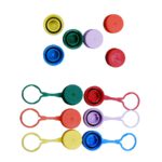 Nakrętki gwintowe, bursztynowe - a-710039 - nakretki-gwintowe-bez-haczyka-laczacego - bursztynowe - worek - 500-szt