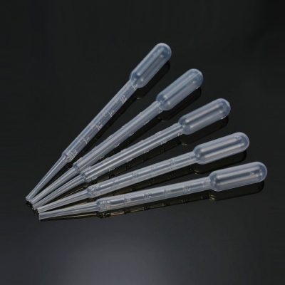 Pipety Pasteura 3 ml (+ pojemność bańki ssącej 4 ml)