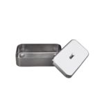 Pojemnik na narzędzia z pokrywką, ze stali szlachetnej - 2-1320 - pojemnik-na-narzedzia-z-pokrywka - 165-x-35-x-90-mm