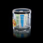 Pojemnik okrągły chroniący przed promieniowaniem Beta - 4-1801 - pojemnik-okragly-chroniacy-przed-promieniowaniem-beta - 4-miejsca - 1-5-ml - 60-mm - 64-mm