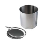 Pojemnik z pokrywą ze stali szlachetnej, z pierścieniem zaciskowym - 3-1085 - pojemnik-z-pokrywa-ze-stali-szlachetnej-z-pierscieniem-zaciskowym - 15-l-2 - 170-mm - 196-mm - 92-mm