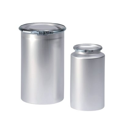 Pojemniki aluminiowe z szeroką szyją