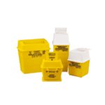 Pojemniki Sharpsafe na odpady niebezpieczne - 3-2055 - pojemnik-sharpsafe-pocket-na-odpady-niebezpieczne-tylko-na-igly - 025-l