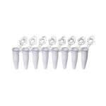 Probówki do PCR - 8-stanowiskowe - połączone z indywidualnymi zatyczkami - poj. 0,15 ml i 0,2 ml - k-0303 - probowki-do-pcr-paski-8-stanowiskowe-z-zatyczkami - 02-ml - standardowy - biale - 781316 - 120-szt