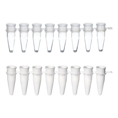 Probówki do PCR w paskach, 8-stanowiskowe, bez zatyczek - poj. 0,2 ml