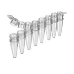 Probówki do PCR w paskach 0,2 ml, 8-stanowiskowe, z pojedynczymi pokrywkami - a-710940 - probowki-kombi-w-paskach - 02-ml - bezbarwne - worek - 120-paskow-po-8-probowek-i-pokrywek