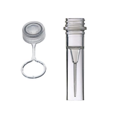 Probówki samostojące z nakrętką gwintową i haczykiem łączącym - sterylne - poj. 0,5 ml