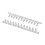 Probówki do PCR w paskach - 12-stanowiskowe - bez zatyczek - poj. 0,1 ml - a-712181 - probowki-w-paskach-12-stanowiskowe-low-profile-wyjatkowo-mocne - biale - w-worku-80-paskow