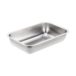 Prostokątna miska ze stali szlachetnej - e-1800 - prostokatna-miska-ze-stali-szlachetnej - 24-x-16-x-45-cm-zew - 10-l-2