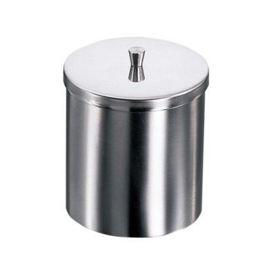 Puszka z pokrywką ze stali szlachetnej 18-8