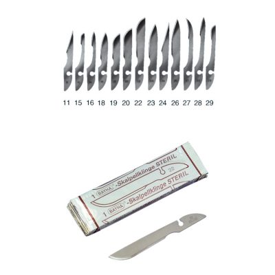 Skalpele i ostrza sterylne