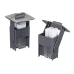 Pojemniki do barwienia - b-0997 - statyw-na-szkielka-mikroskopowe - 80-ml - szary