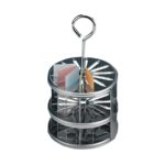 Okrągły statyw na szkiełka podstawowe, ze stali szlachetnej - 2-1972 - statyw-na-szkielka-podstawowe - 95-mm - 83-mm - 14