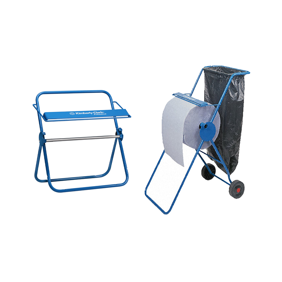 Statywy na duże rolki czyściwa