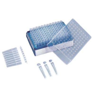 System do przechowywania i transportu próbek (probówki o poj. 1,2 ml i statywy na 96 próbek) - Brand