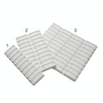 Taca z polistyrenu na szkiełka - b-2442 - taca-z-polistyrenu-na-szkielka - 100-x-340-mm - na-10-szkielek - 1-szt