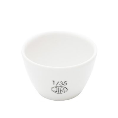 Tygle porcelanowe - glazurowane - niskie