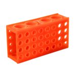 Uniwersalne statywy Combi na probówki - czterostronne - 2-2690 - uniwersalny-statyw-combi - pomaranczowy - 1-szt