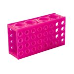 Uniwersalne statywy Combi na probówki - czterostronne - 2-2689 - uniwersalny-statyw-combi - rozowy - 1-szt