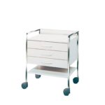 W&oacute;zek z szufladami - 2-7023 - wozek-z-4-szufladami-bialy