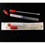 Wymaz&oacute;wki sterylne z podłożem Cary Blair - b-2396 - wymazowki-z-podlozem-cary-blair - wiskoza - plastik - sterylne - probowka-transportowa - pak-ind - 100-szt