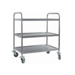 Wózek laboratoryjny - b-1247 - wozek-transportowy-ze-stali-nierdzewnej-3-pietrowy