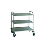 Wózek transportowy ze stali szlachetnej, 3 lub 4 piętrowy - 2-7074 - wozek-transportowy-ze-stali-szlachetnej-3-pietrowy