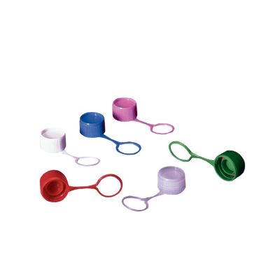 Zakrętki gwintowane z pętelką, kolorowe