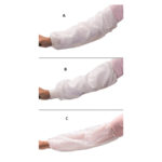 Zarękawniki ochronne - b-0925 - zarekawniki-przewiewne-z-wlokna-pp - a - 45-cm - pp-25-gm%c2%b2 - 100-szt