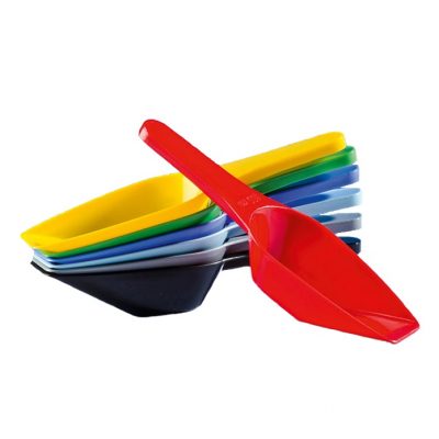 Zestaw kolorowych szufelek z PP