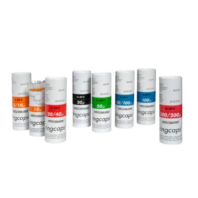 Kapilary szklane z cechą pierścieniową