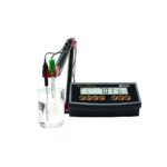 Mikroprocesorowy przyrząd laboratoryjny HI 2211-02 do pomiaru pH, mV i °C - 4-1117 - stolowy-miernik-ph-mv-c-hi-2211-02 - z-elektroda-hi-1131b-czujnikiem-temperatury-hi-7662-i-statywem-hi-76404n