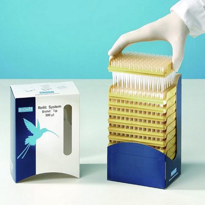 Oryginalne końcówki Sartorius Biohit, Optifit Tips - Refill Tower