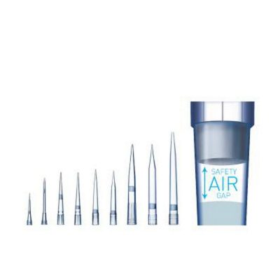 Oryginalne końcówki Sartorius Biohit z filtrem, SafetySpace Filter Tips