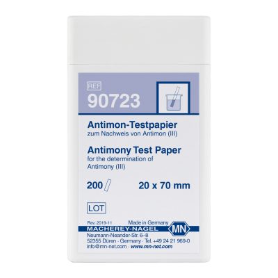 Papierki do oznaczeń jakościowych - Antymon