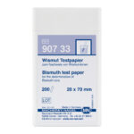 Papierki do oznaczeń jakościowych - Bizmut - m-3672 - papierki-do-ozn-jakosciowych-bizmut - zolty-pomaranczowoczerwony - 200-szt