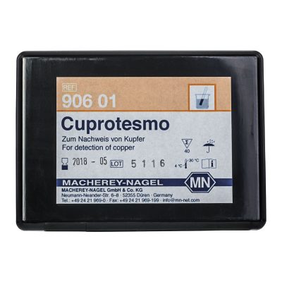 Papierki do oznaczeń jakościowych - Cuprotesmo