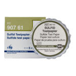 Papierki do oznaczeń jakościowych Siarczki - do wykrywania siarkowodoru i jonów siarczkowych - m-3686 - papierki-do-ozn-jakosciowych-siarczki - bialy-ciemnobrazowy-czarny - rolka - 5-m
