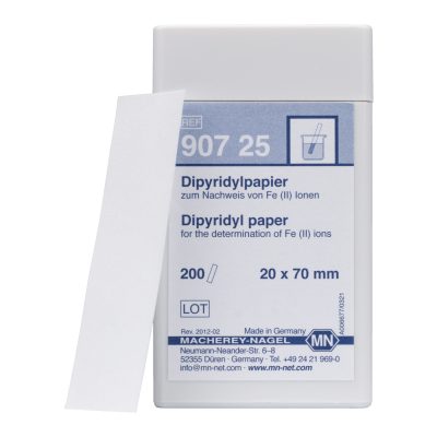 Papierki dipirydylowe - do wykrywania jonów Fe(II)