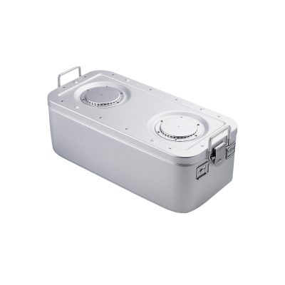 Pojemnik autoklawowalny z zamknięciem zabezpieczającym